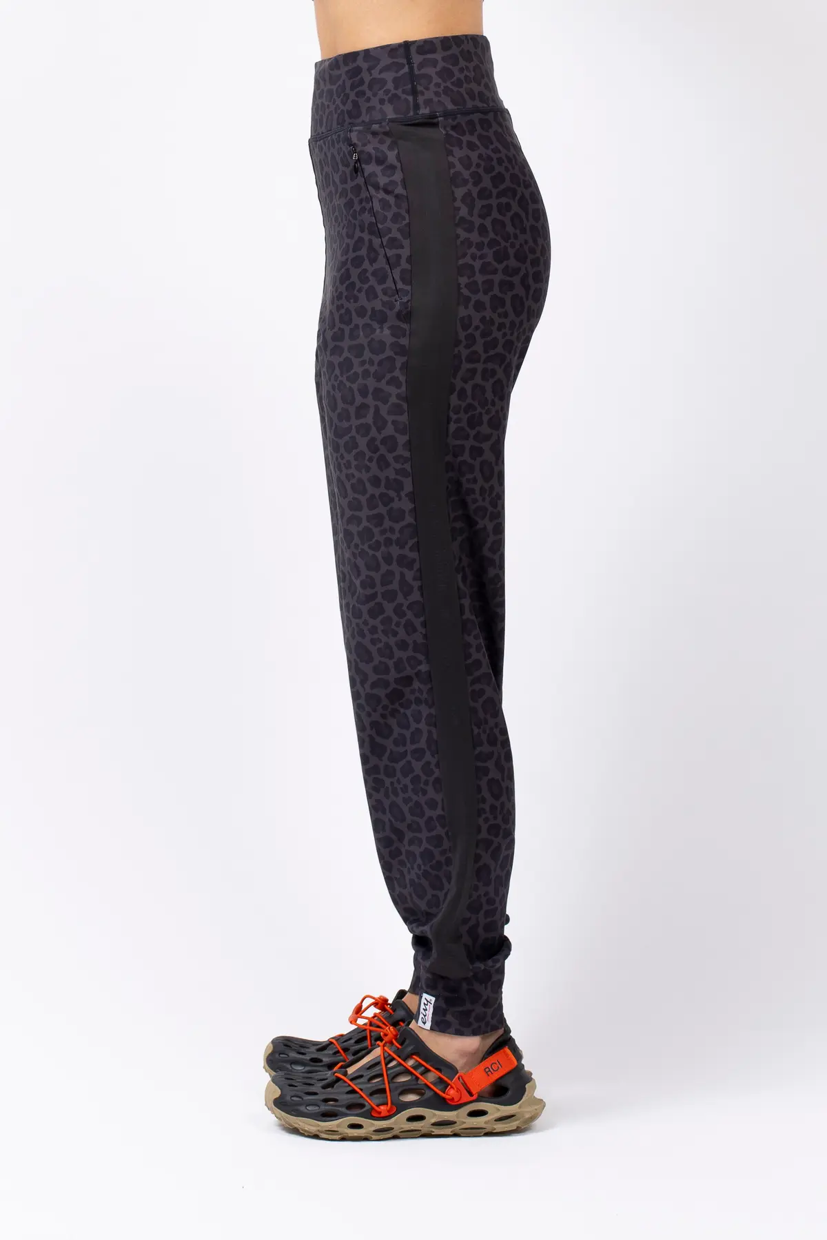 Journey Travel Pants - Black Leopard