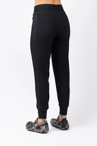 Journey Rib Travel Pants - Black