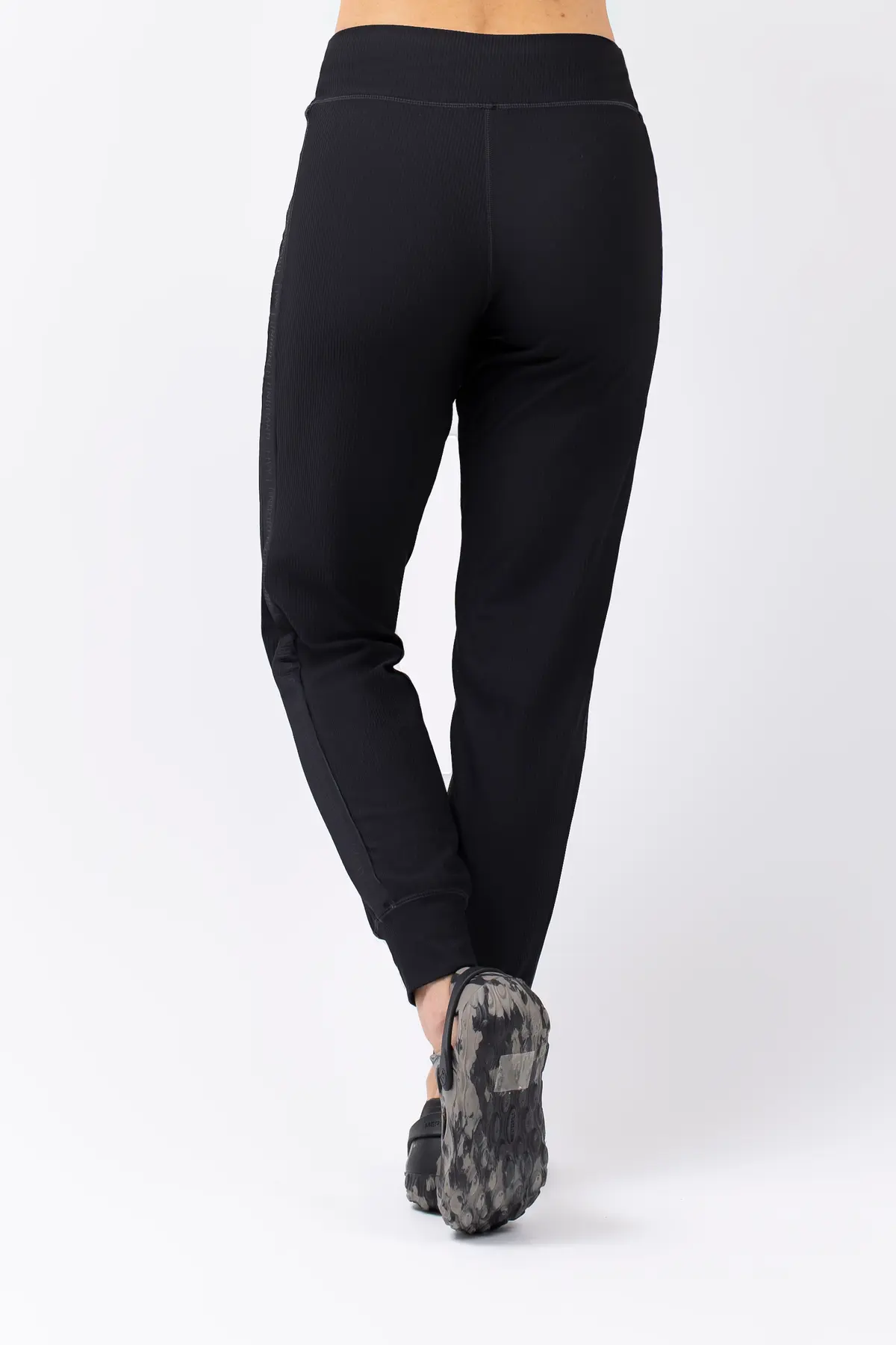 Journey Rib Travel Pants - Black