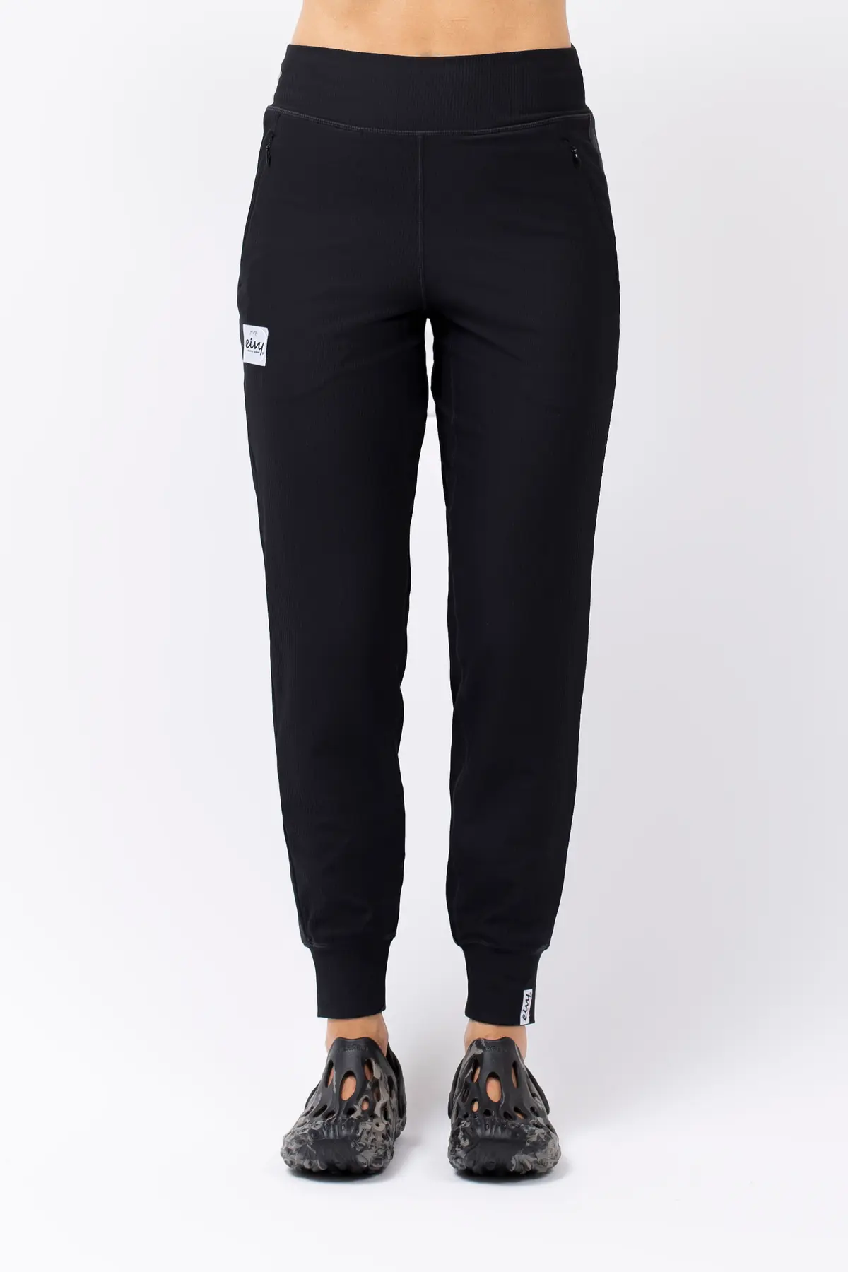 Journey Rib Travel Pants - Black