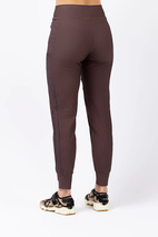 Journey Rib Travel Pants - Chocolate