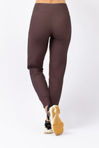 Journey Rib Travel Pants - Chocolate