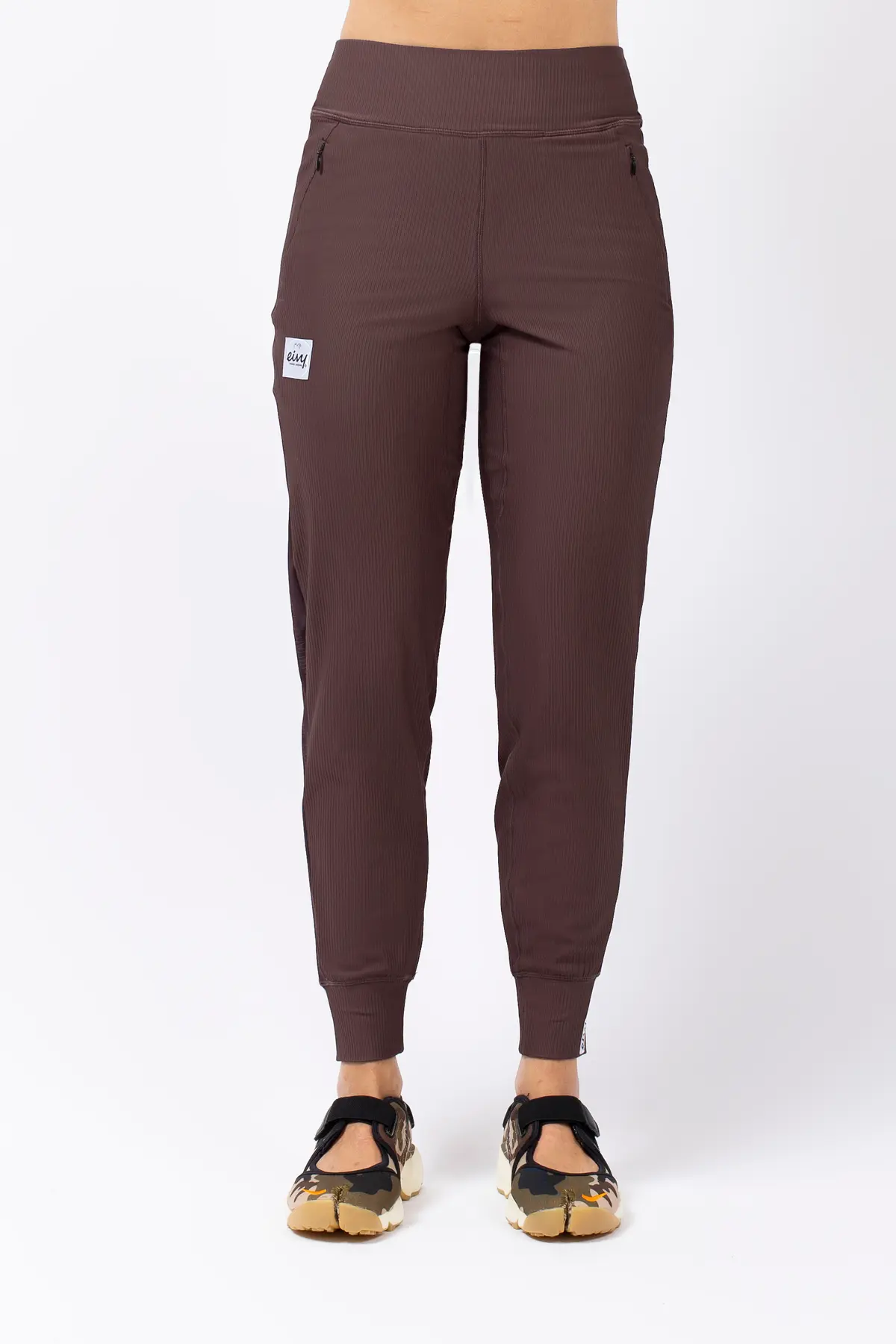 Journey Rib Travel Pants - Chocolate