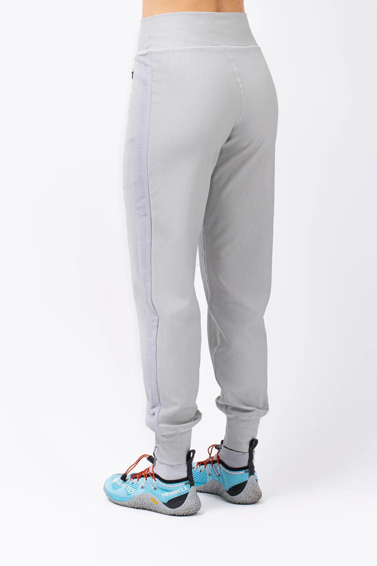 Journey Rib Travel Pants - Grey Melange