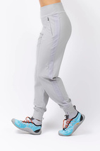 Journey Rib Travel Pants - Grey Melange