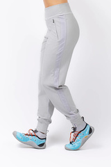 Journey Rib Travel Pants - Grey Melange | S
