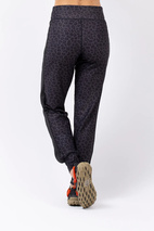Journey Travel Pants - Black Leopard