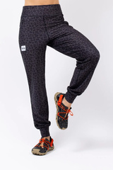 Journey Travel Pants - Black Leopard | XS