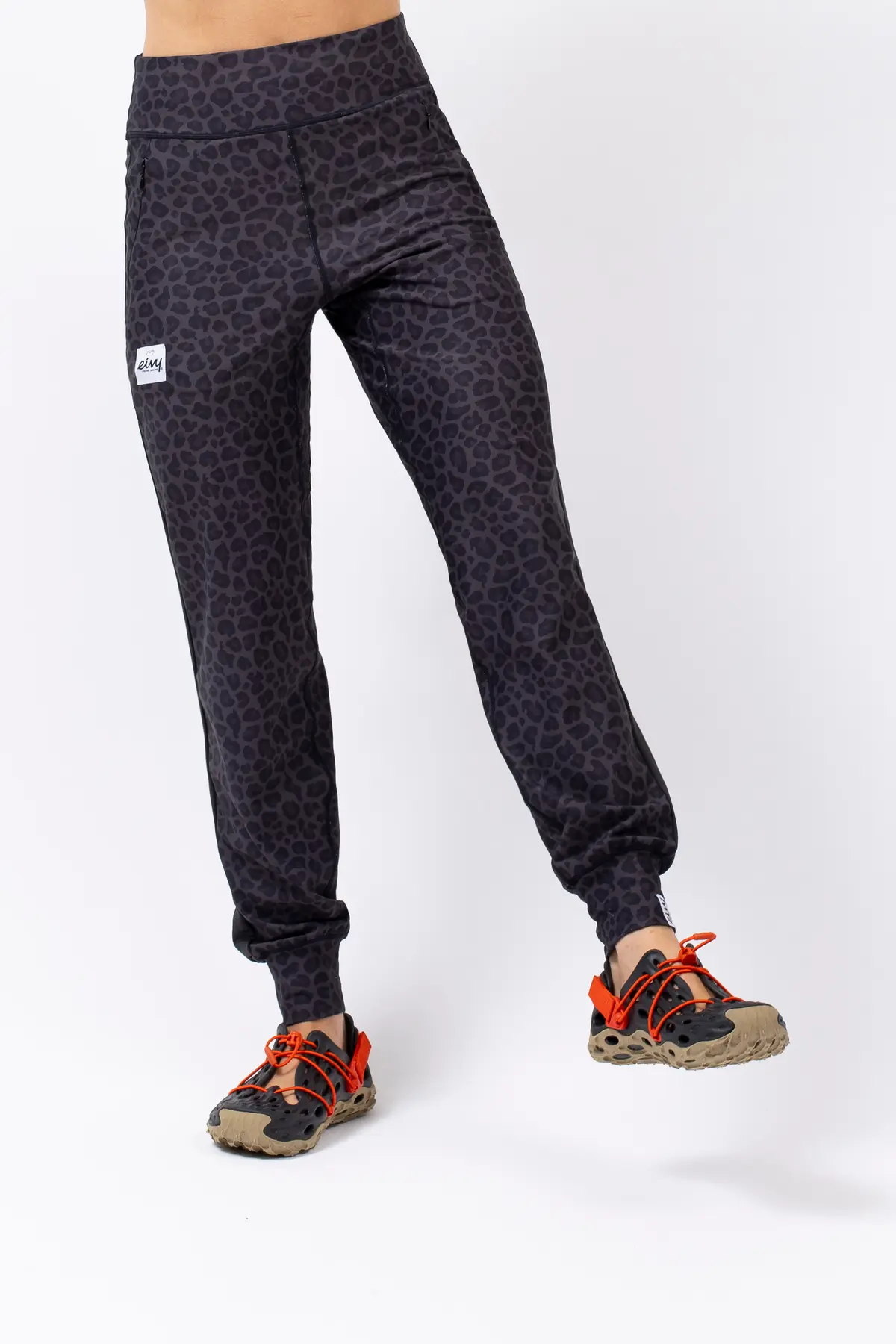 Journey Travel Pants - Black Leopard