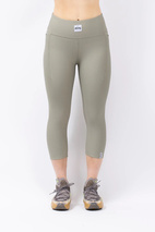 Pocket Rib 3/4 Tights - Faded Oak