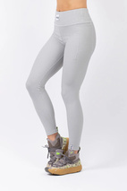 Pocket Rib Tights - Grey Melange