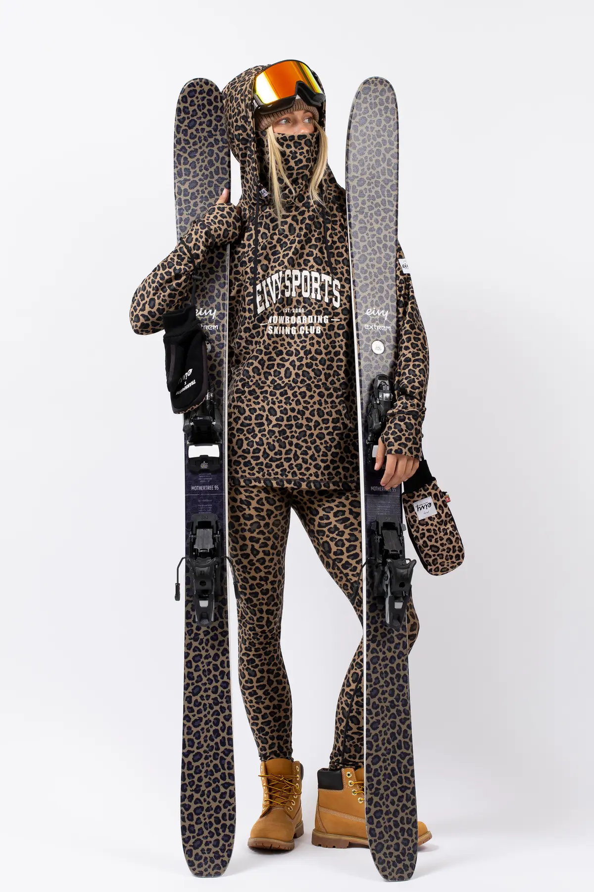 Loose Fit Hoodie Top - Leopard Loose Fit Hoodie Top - Leopard