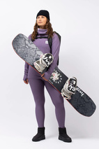 Icecold Gaiter Rib Top - Deep Purple | L