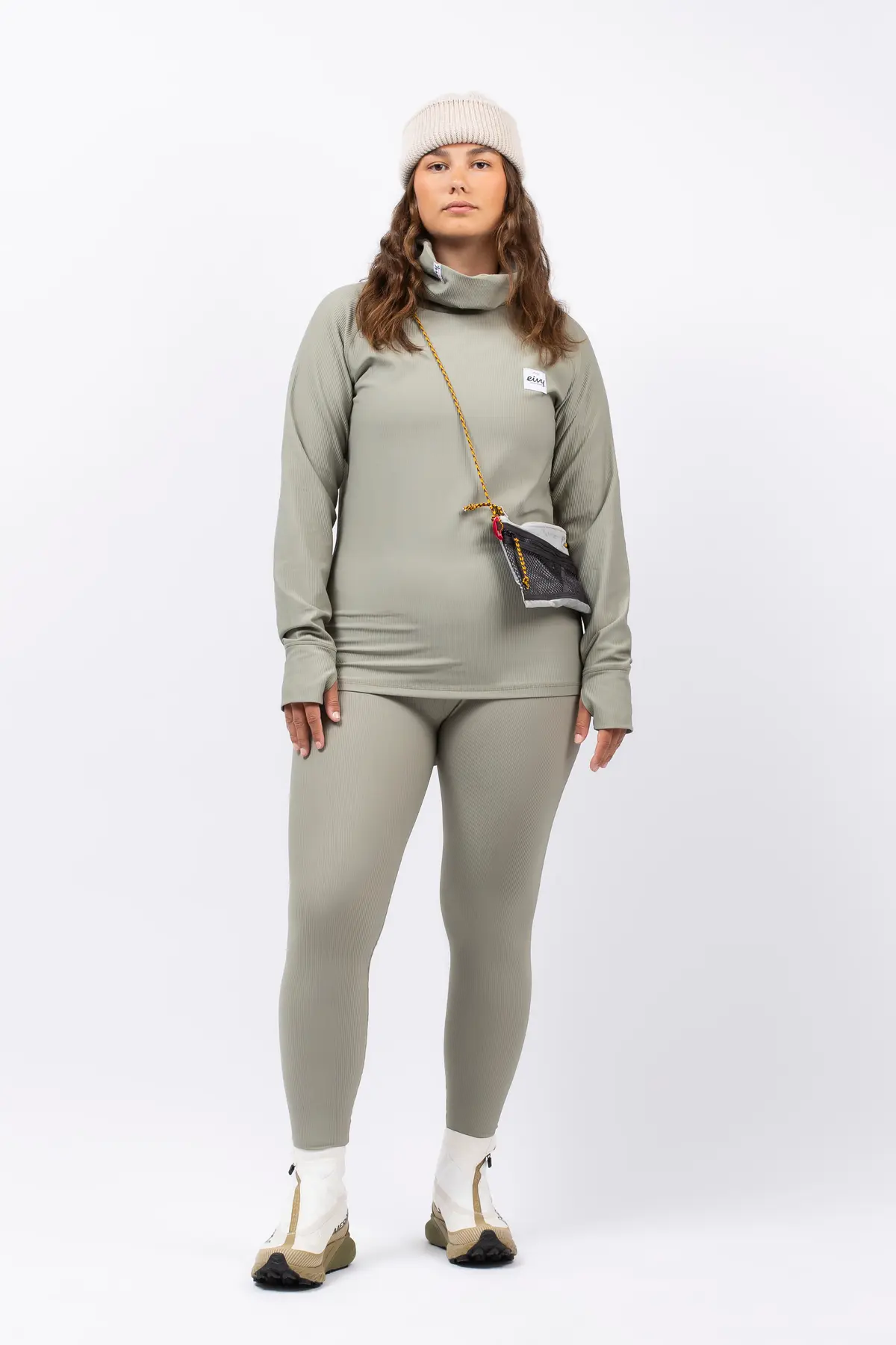 Icecold Gaiter Rib Top - Faded Oak | XS