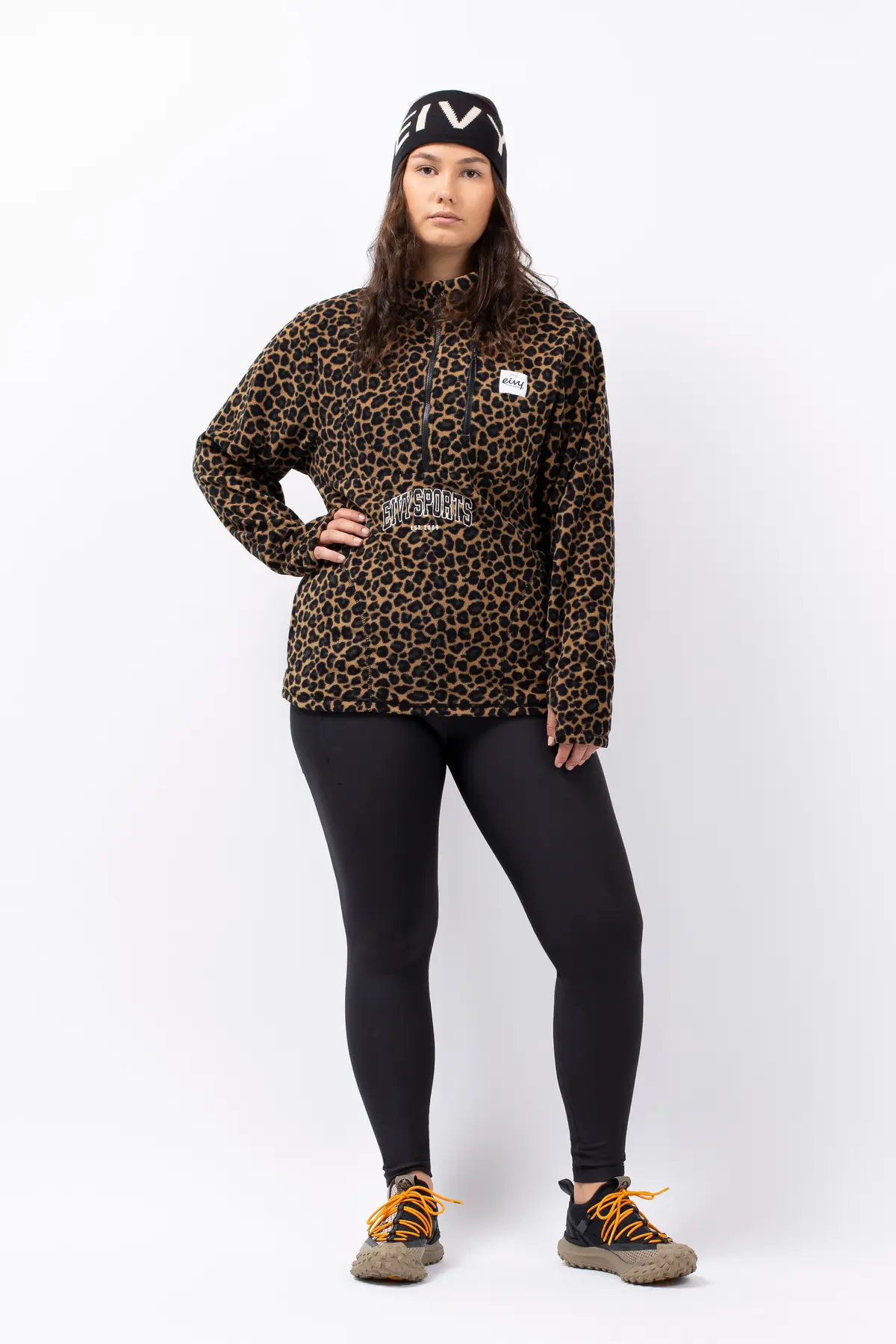 Techlight Halfzip Fleece - Leopard | M