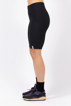 Venture Rib Biker Shorts - Black
