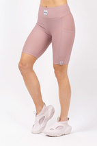 Venture Rib Biker Shorts - Faded Woodrose