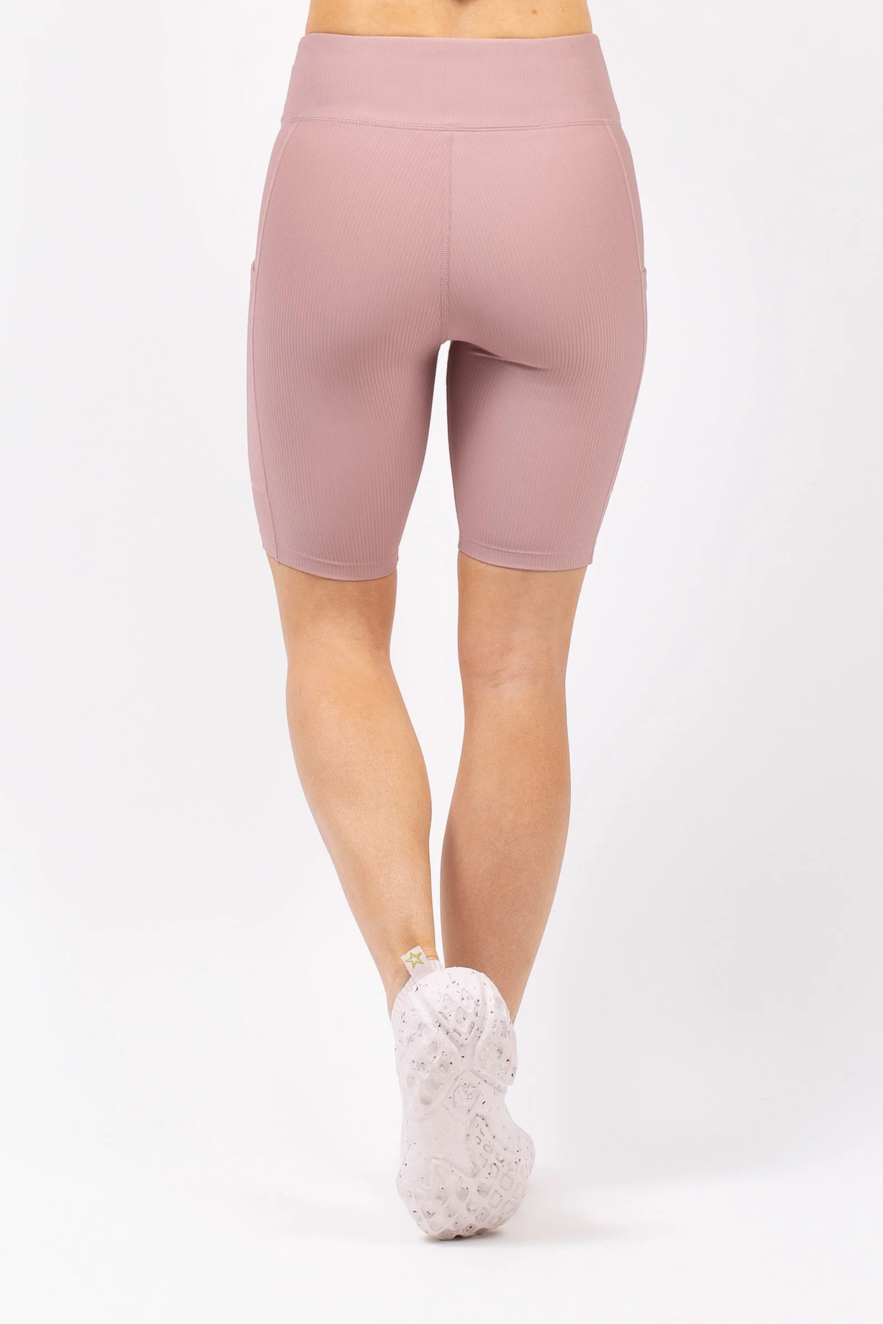 Venture Rib Biker Shorts - Faded Woodrose