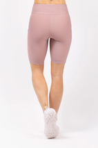Venture Rib Biker Shorts - Faded Woodrose
