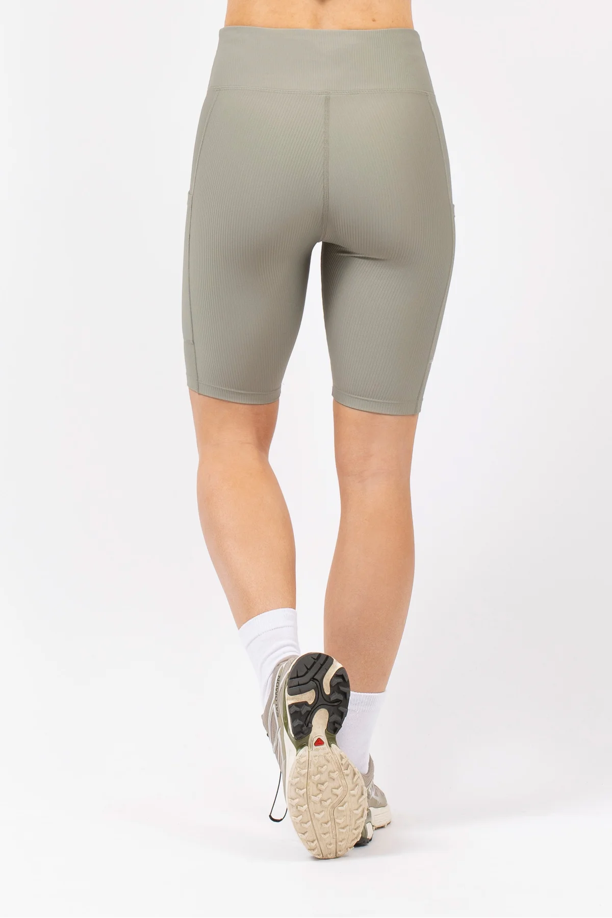 Venture Rib Biker Shorts - Faded Oak