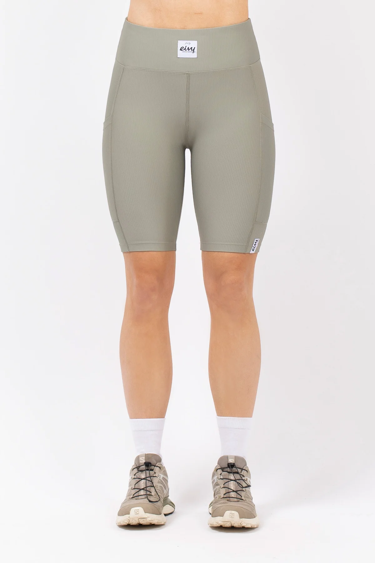 Venture Rib Biker Shorts - Faded Oak