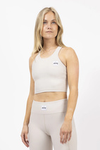 Cover Up Rib Top - Faded Cloud