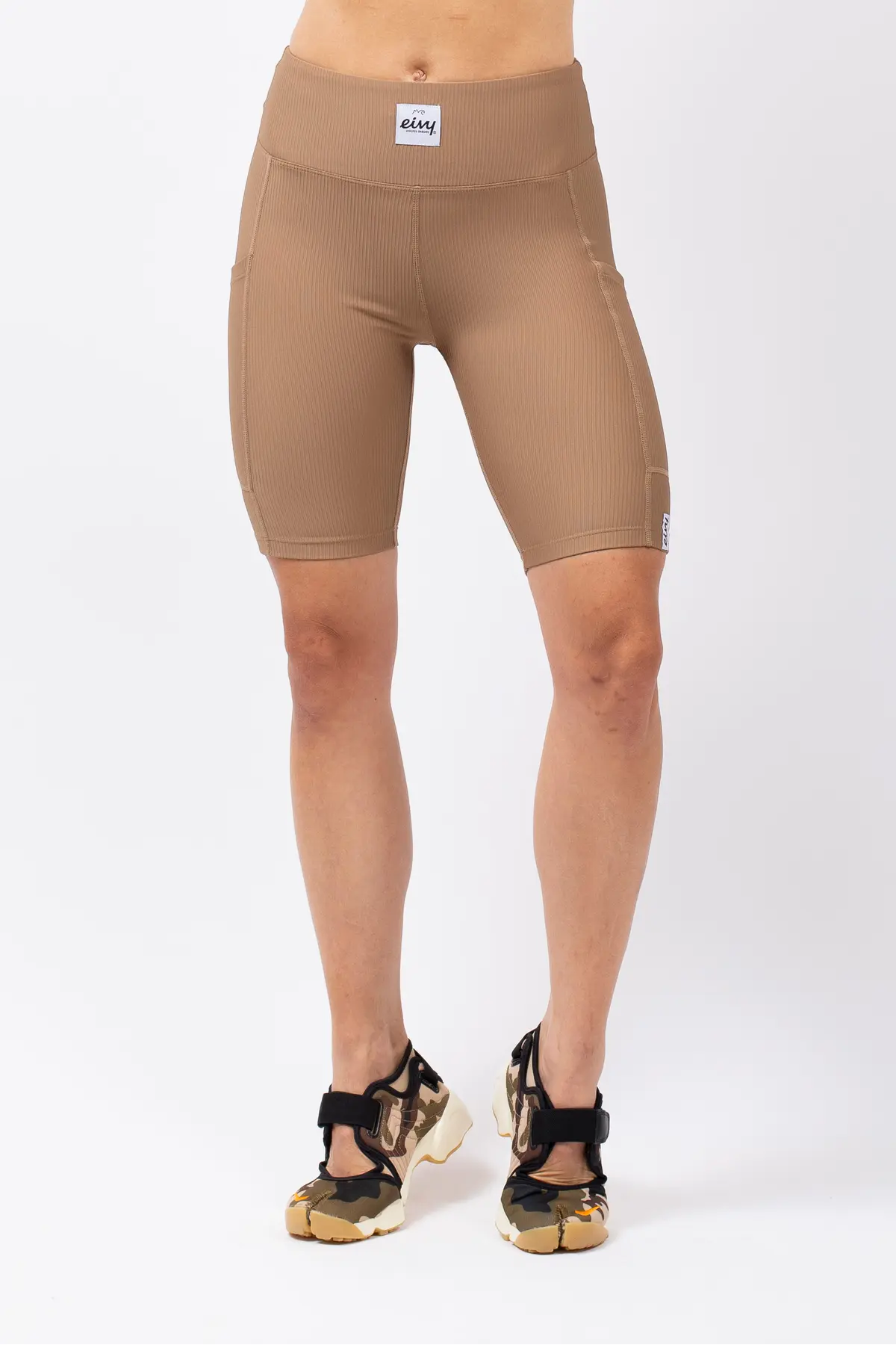 Venture Rib Biker Shorts - Faded Coffee Venture Rib Biker Shorts - Faded Coffee
