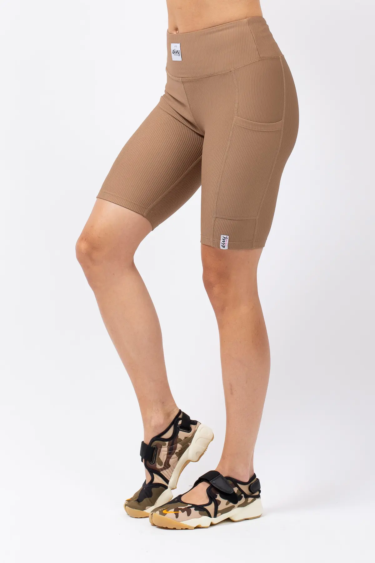 Venture Rib Biker Shorts - Faded Coffee Venture Rib Biker Shorts - Faded Coffee