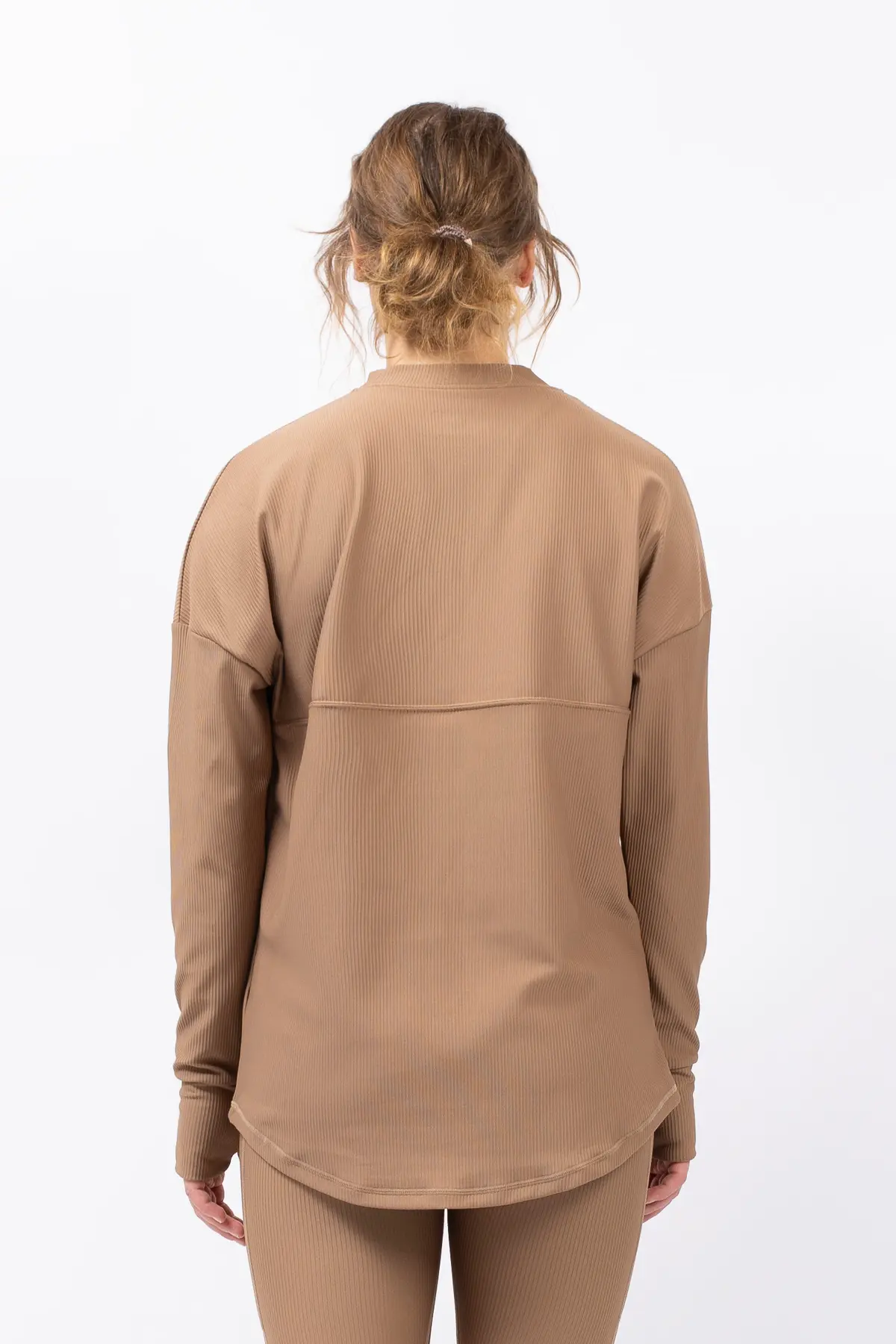 Venture Rib Top - Faded Coffee