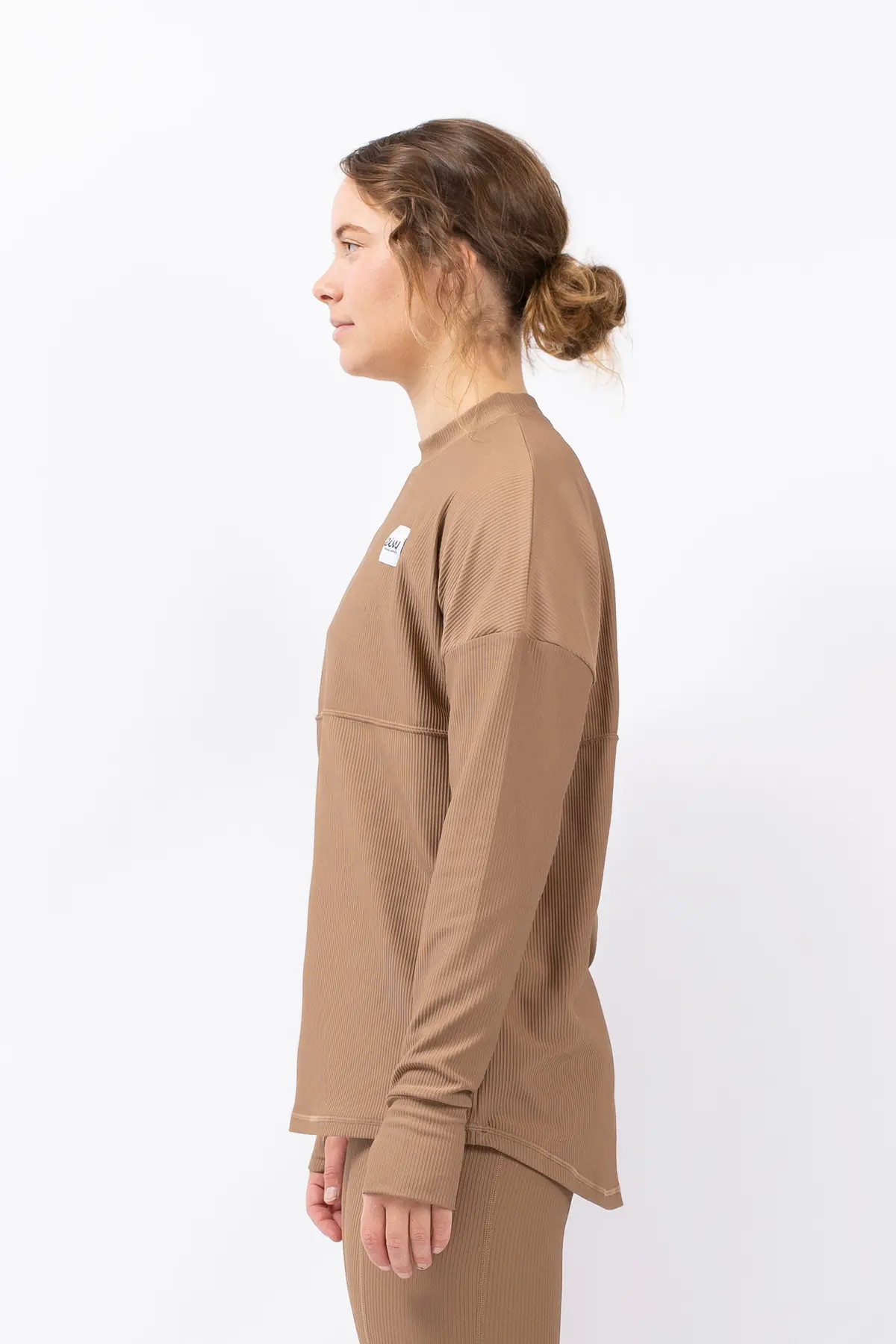 Venture Rib Top - Faded Coffee