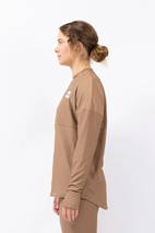 Venture Rib Top - Faded Coffee