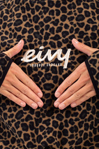 Peg Cropped Fleece - Leopard
