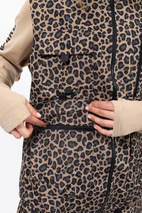 Windbreaker Utility Vest - Leopard | M