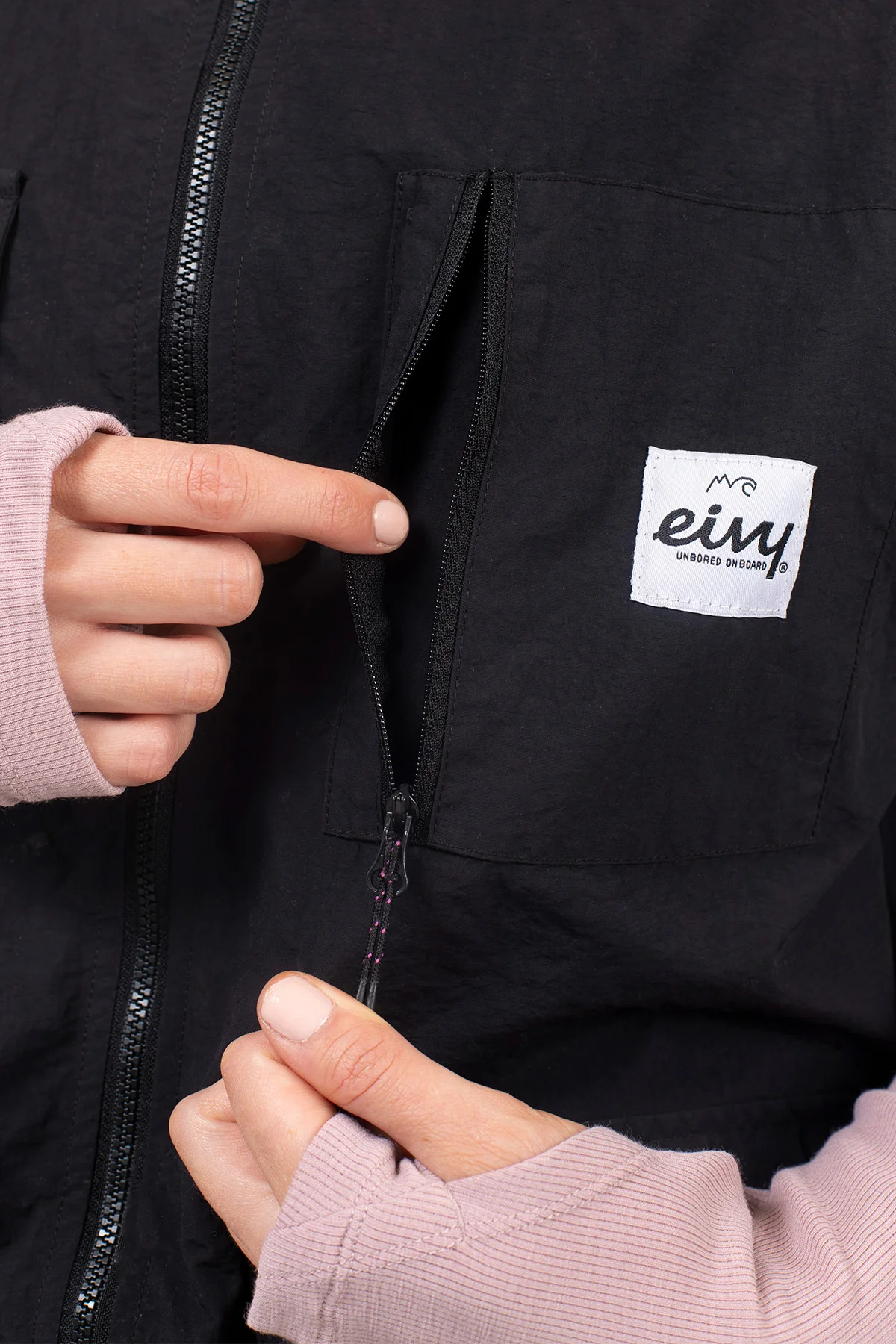 Windbreaker Utility Vest - Black