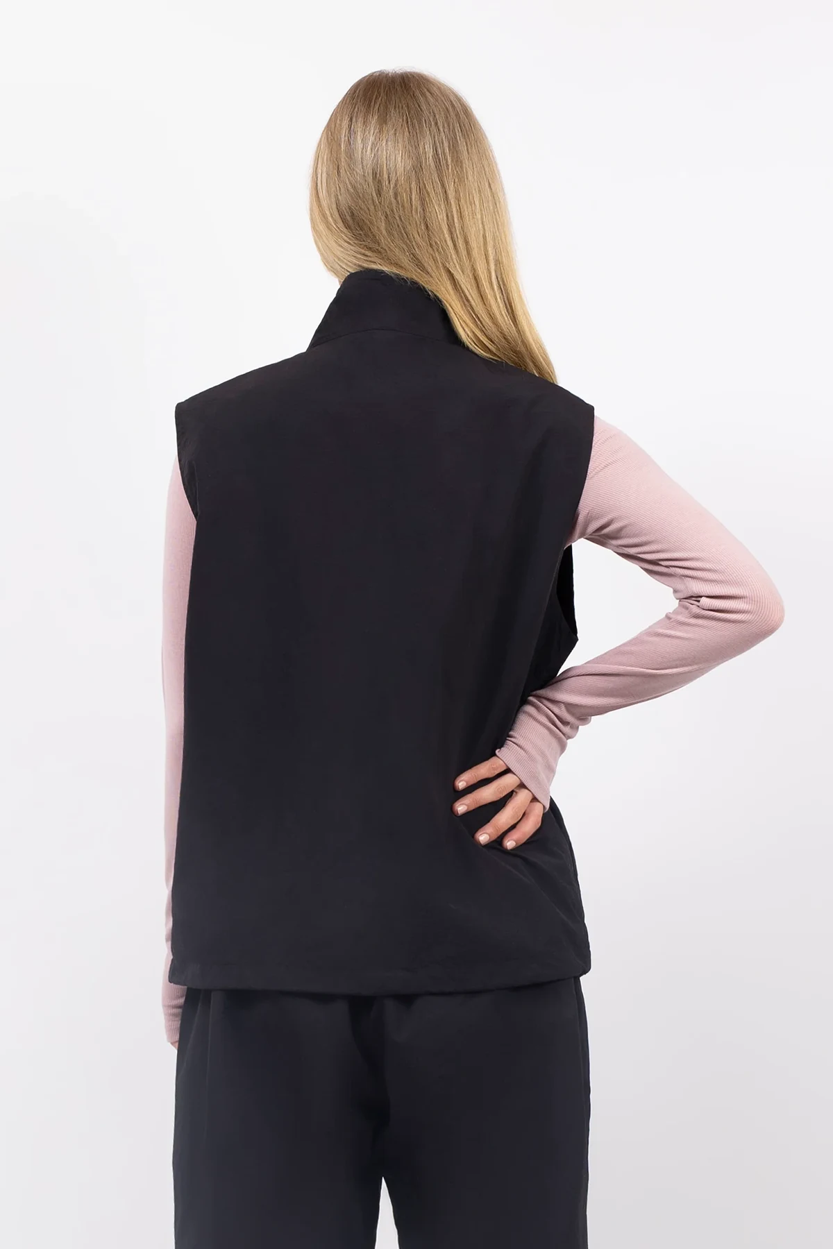 Windbreaker Utility Vest - Black