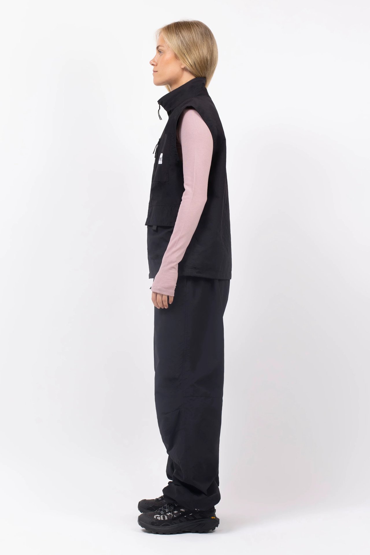 Windbreaker Utility Vest - Black