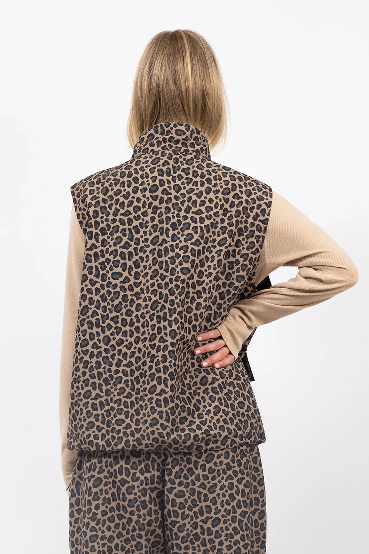 Windbreaker Utility Vest - Leopard | M