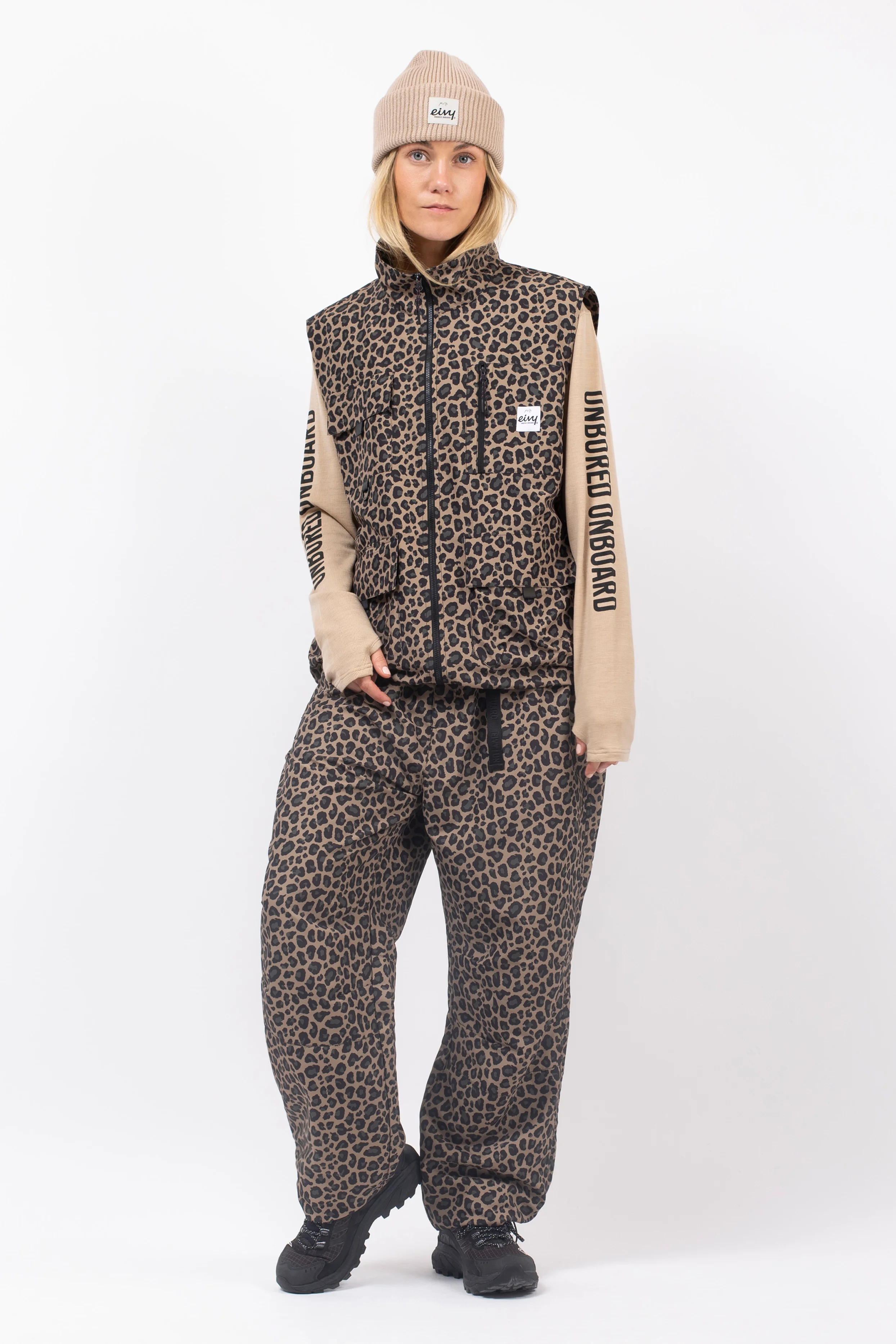 Windbreaker Utility Vest - Leopard Windbreaker Utility Vest - Leopard