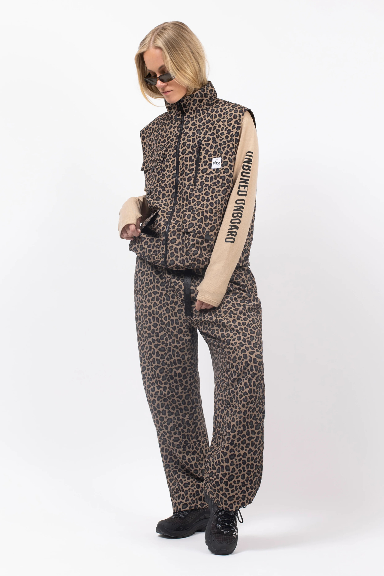 Oversized Outdoor Pants - Leopard | L