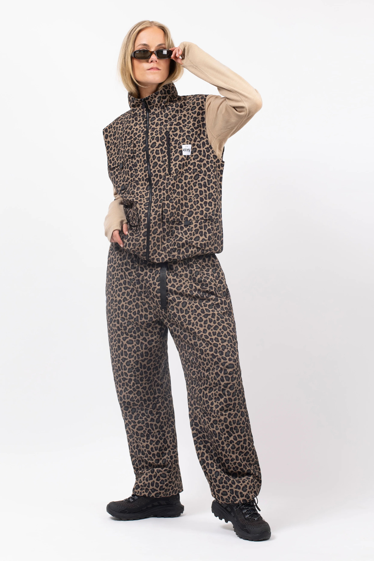 Windbreaker Utility Vest - Leopard | M