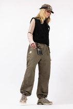 Oversized Outdoor Pants - Olive | M