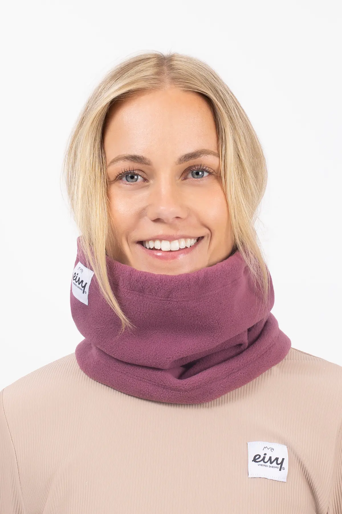 Beanie Fleece Neckwarmer - Pinkgundy