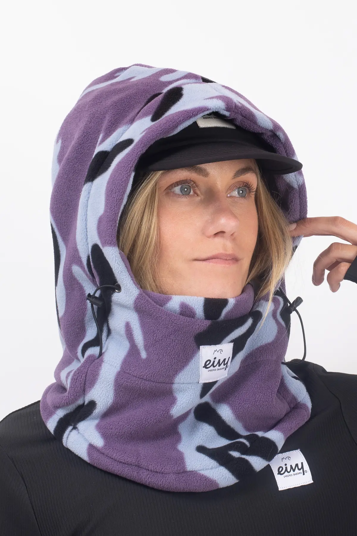 Mandy Fleece Balaclava - Purple Stray