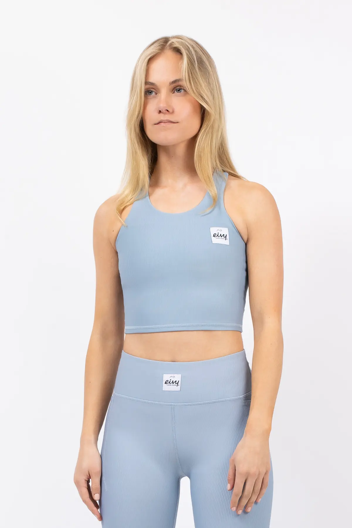 Cover Up Rib Top - Faded Fog | XS