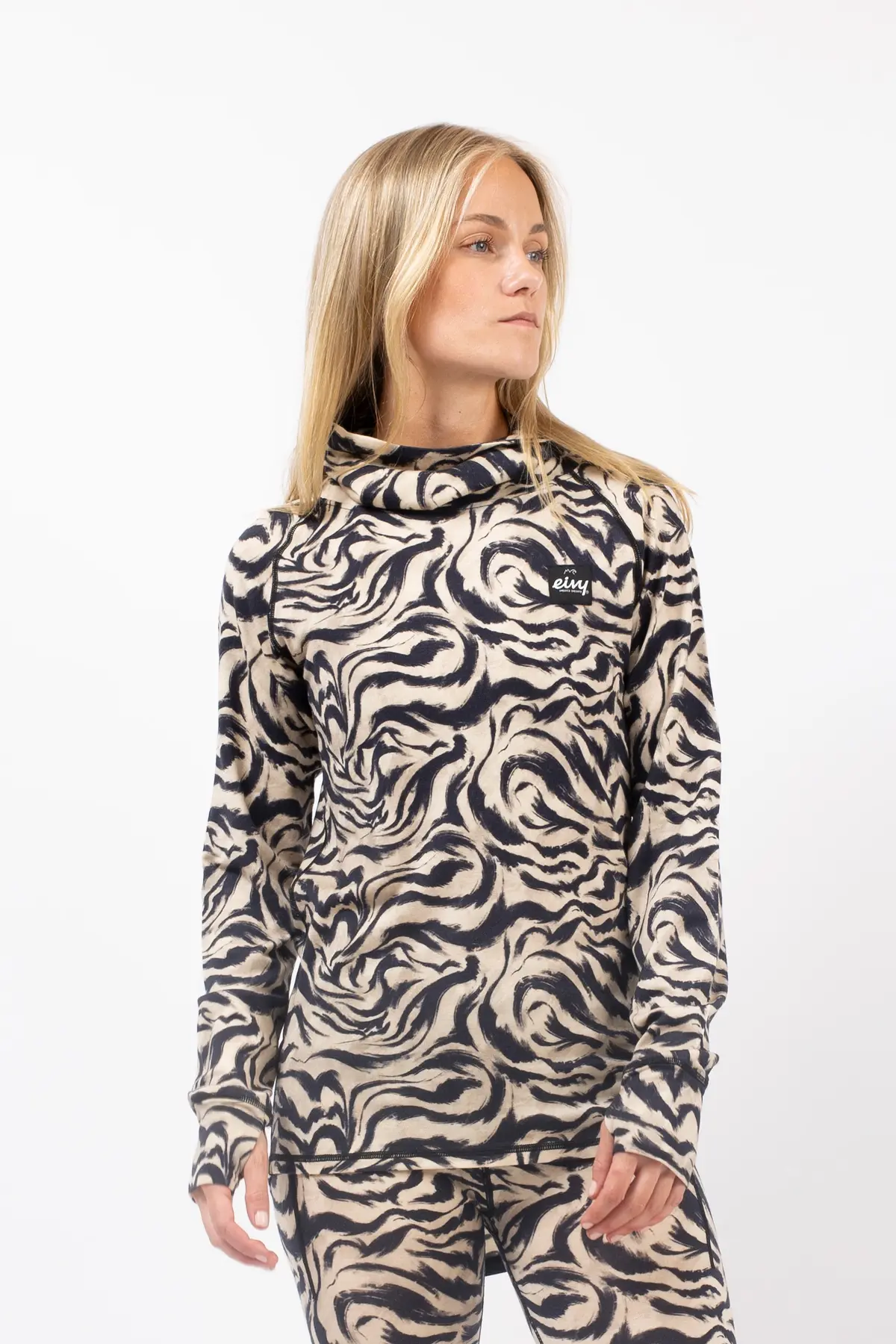 Icecold Merino Wool Top - Animal Swirl | XXS