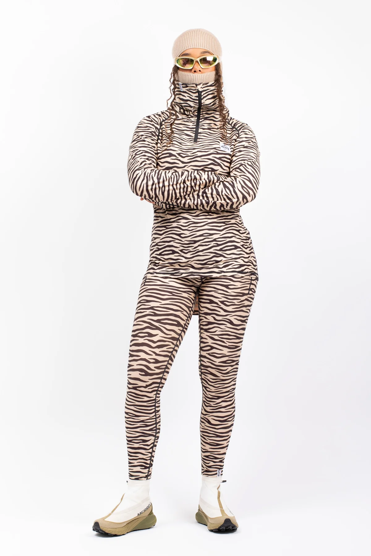 Icecold Zip Top - Zebra | L
