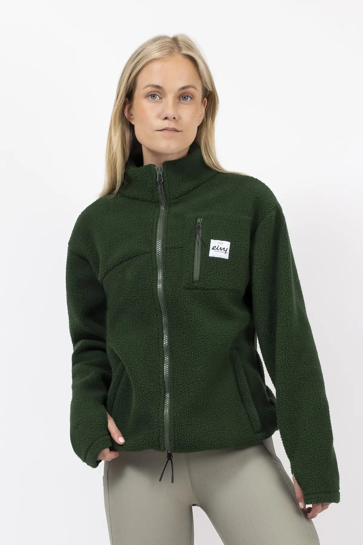 Versa Sherpa Jacket - Forest Green