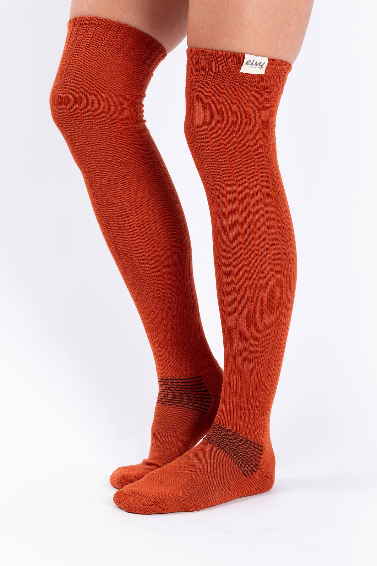 Socks | Rib High Wool - Rustic