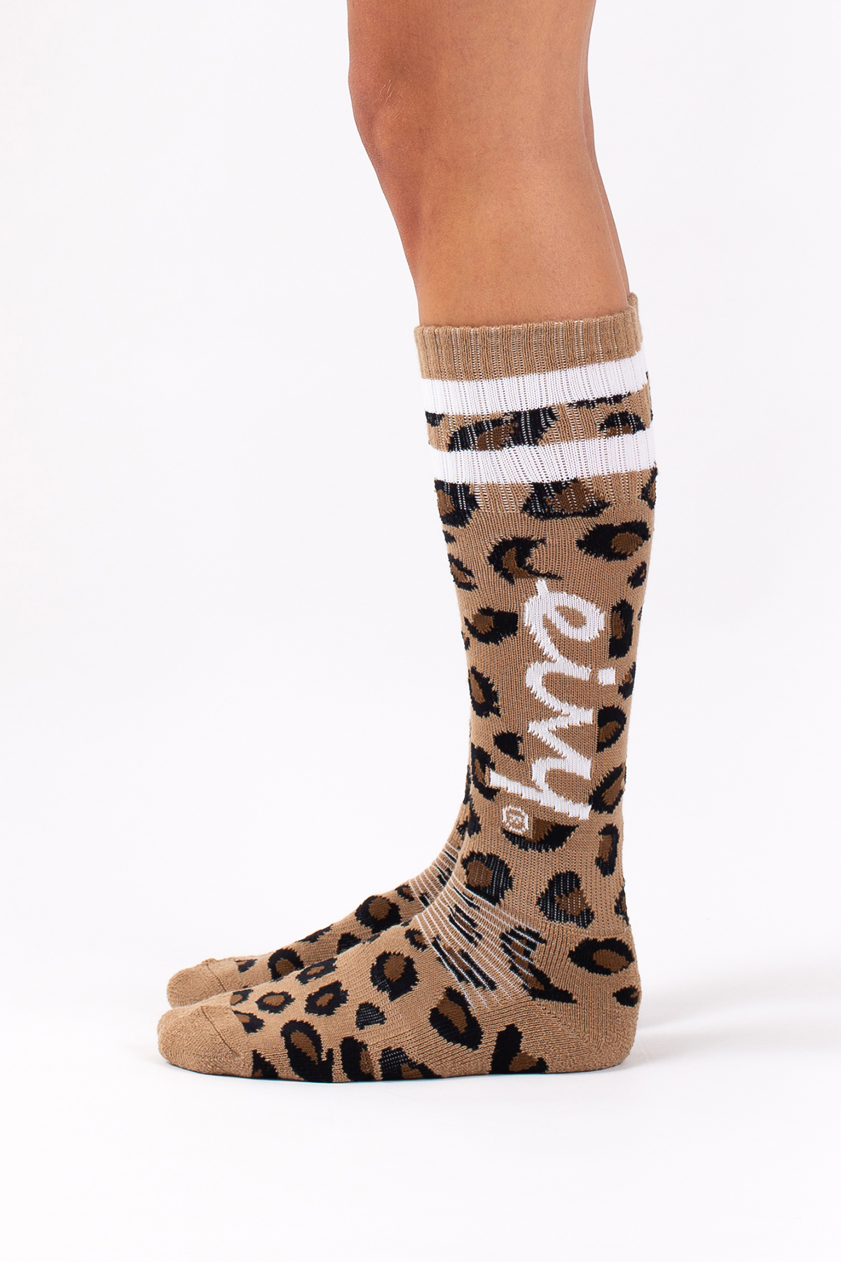 Cheerleader Wool Socks - Leopard | 8-10