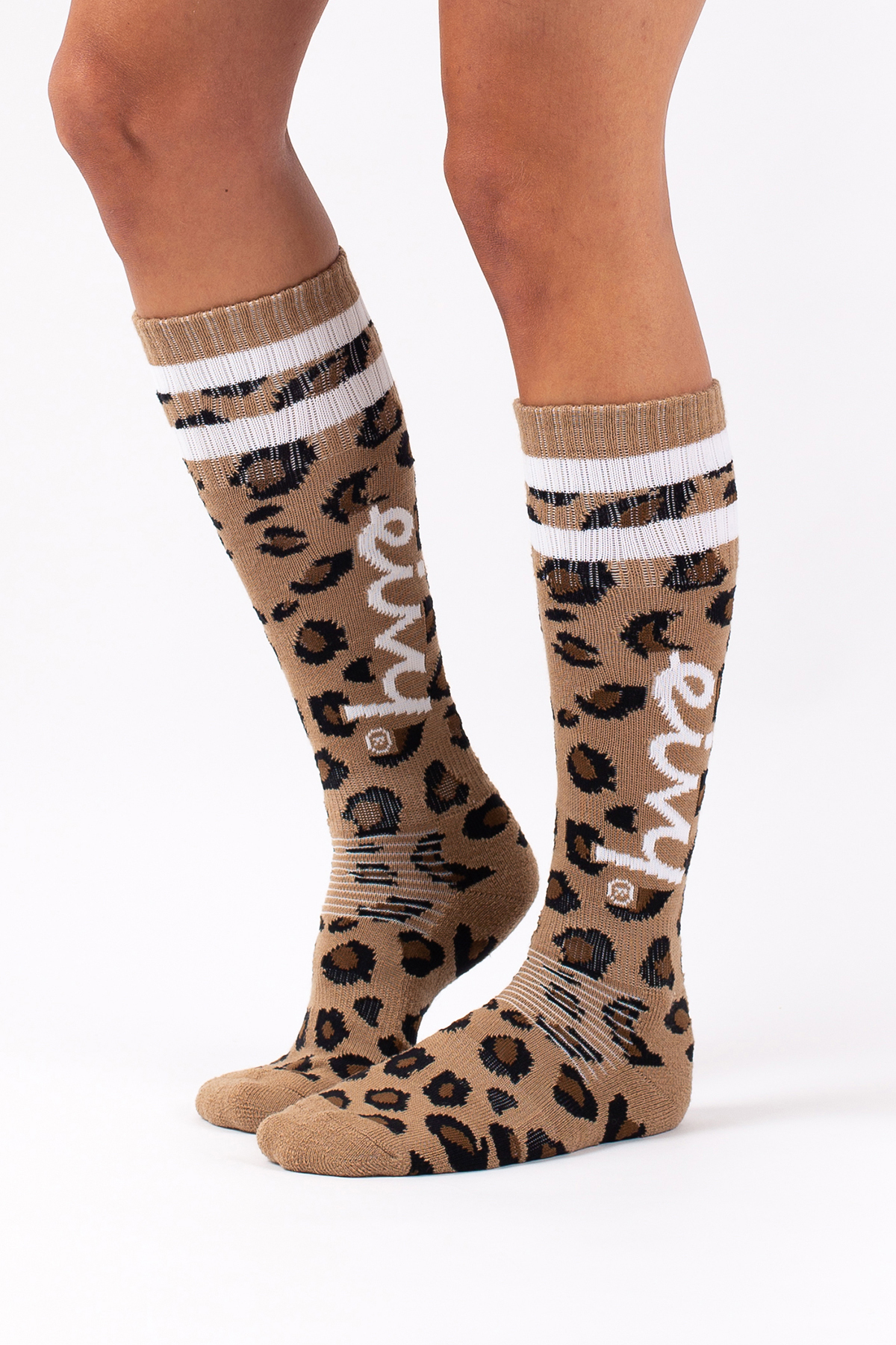 Cheerleader Wool Socks - Leopard